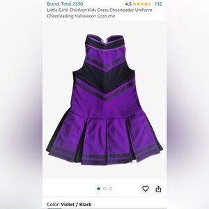 NWT Little Girls' Children Cheerleader Dress Uniform Costume Size Large